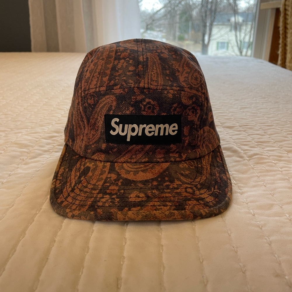 Supreme Paisley Camp Cap